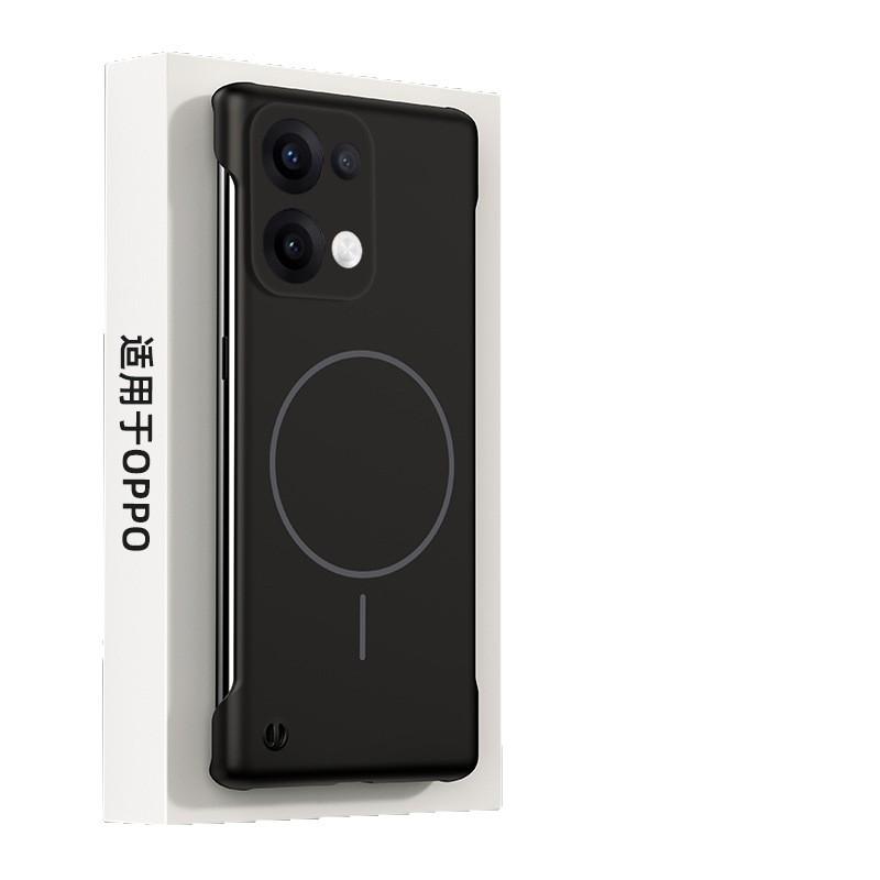 Soft Thin Magnetic Frameless Phone Case Compatible with OPPO RENO13 Pro Shockproof Reno14 Ultra-Thin FINDX8