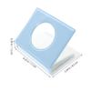 Photocard Album 3 Inch Mini Hollow Round Photo Binder Sky-Blue Ideal for Kpop Fans Keepsake Photocard Storage Book
