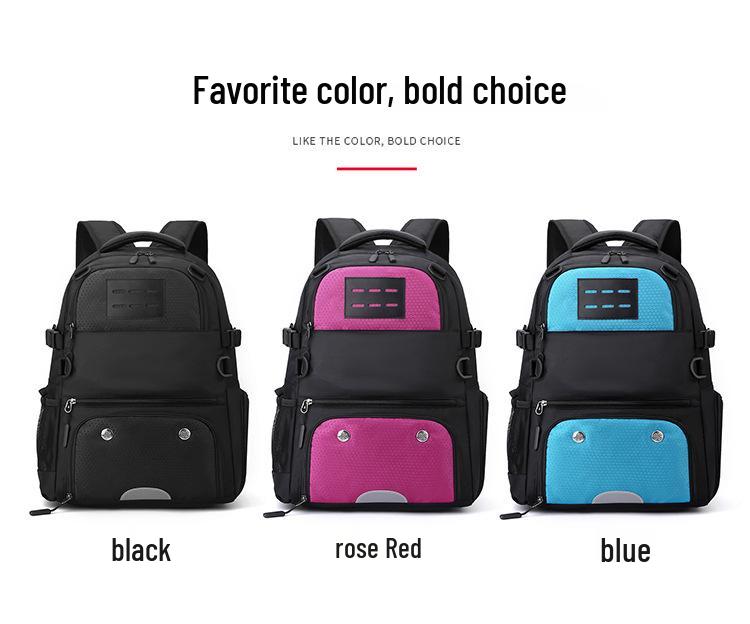 Water-Resistant Sports Backpack with Shoe Compartment - Large Capacity for Basketball, Football, and Outdoor Activities