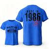T-shirts Rétro pour Homme pour le 40ème Anniversaire: Fabriqué en 1986 Toutes les pièces d'origine Avant et 40 Édition Limitée Graphique Arrière T-shirts à Manches Courtes