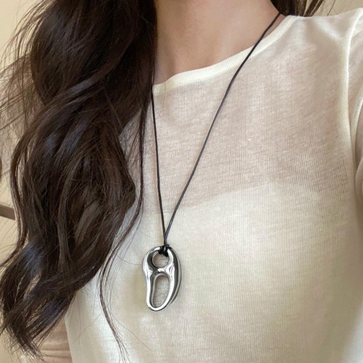 

Хип-хоп Инс Вечеринка Большое Сердце Любви Подвески Ожерелья Для Женщин Эстетичные Цепочки из Бусин Короткий Чокер Девушки Вечеринка Ювелирные Изделия