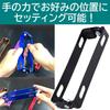 Rubonarie License Plate License Bracket 180° Angle Adjustment, Easy Installation, Scooter, Bike Stay, Angle Adjustment (Silver)