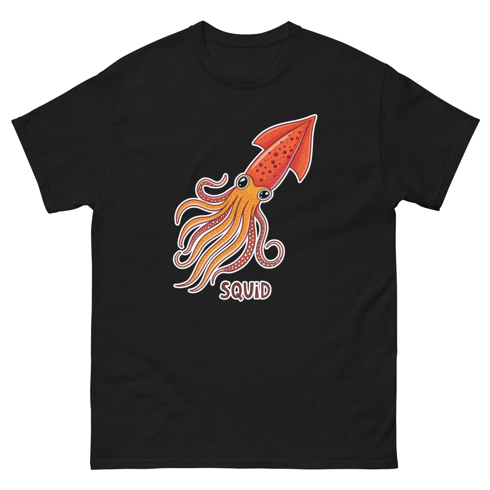 Squid Animal Nature Wonderful Amazing T-Shirt XXL