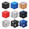 Cube Infini en Alliage Métallique Jouet Décompression Doigt pour Adultes