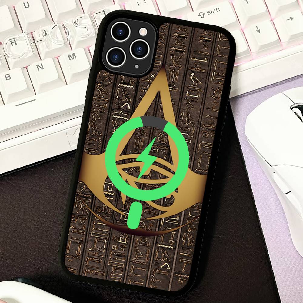 A-Assassin S -Creed Gaming For Magsafe Magnetic Phone Case For IPhone 17 16 Pro Max 15 Plus 14 13 12 11 Cover