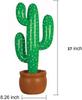 2 ks Nafukovací kaktus 35 palců Kaktus Strom Rekvizita Plážové pozadí Dárek Pro Haw