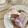 Rhinestone Bowknot Hair Clip Ballet Acetic Acid Shark Clip Cute Zircon Hairpin  Travel