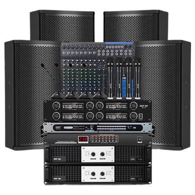 SAST Professional 12-inch Stage Audio System with Mixer CN Plug (adapter Included) (CN Version)