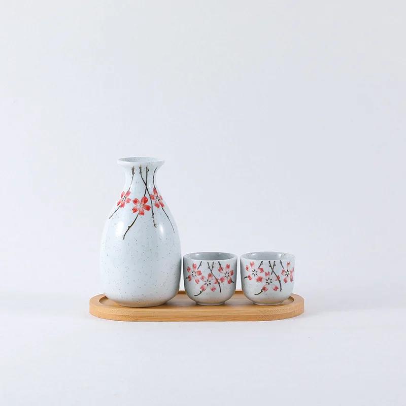 Set Vin Ceramică Argilă Japoneză Oală Sake Cupă Vin Distribuitor Vin de Uz Casnic Articole de Băut Decor Bar Lichior Jup Ceainic Sake