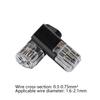 50 Piece LED Light Strip Connectors Electrical Wire Connectors with Locking Buckle Fasteners for Car Lighting Low-Voltage Decor