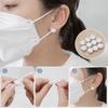 400pcs Black White Color Silicone Toggles Buckle Adjustment Buckle Clip  DIY Crafts Supplies