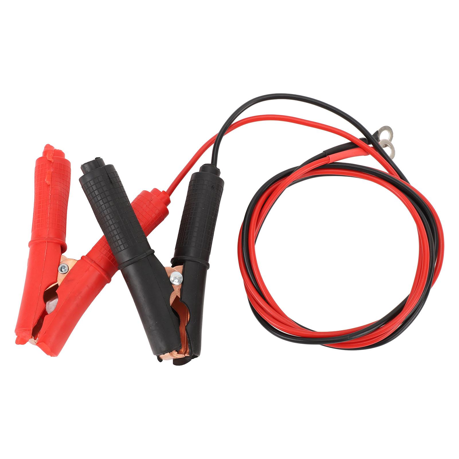 

2 шт. Пускові дроти 3,28 фута 30 А з 6 мм мідними клемами Відмінна провідність для автомобільного зарядного пристрою