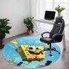 1 szt. Okrągły dywanik SpongeBob SeaWorld Biuro, Mata wewnętrzna odpowiednia do biura, sypialni, salonu, wystroju domu, dekoracji pokoju, Offic a0928105