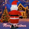 3.9FT LED Inflatable Xmas Yard Deco Santa Claus Candy Cane Christmas Home Decorations Ornament Festive Toy Gifts Supplies Decor