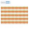 1-200PCS Creative Carrot Packaging Box Orange Candy Chocolate Cone Shaped Paper Gift Boxes Kids Easter Birthday Party Gift Bag