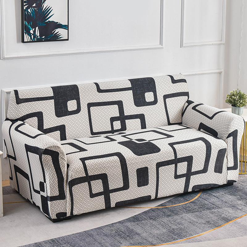 Stretch Sofa Slipcover Spandex Sofa Cover For Living Room Elastic Sofa Towel Furniture Protector Chair Couch Cover L-Shape Cover