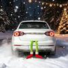 Kreative Weihnachtsfeier-Dekoration Lustige Elfenbeine Auto-Hängeornament, Baumschmuck mit weichem Plüsch für Plüsch, Rotes Grünes Feiertagspendant Rückspiegel
