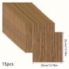 20 Pcs 3D Wood Grain Self-Adhesive PVC Wall Sticker  Waterproof  Stain Resistant  Washable  Collision Resistant Waterproof and Moisture-proof
