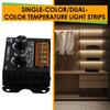 Pmjekiyh LED Controller DC 5-24V 15A Dimmable CCT Dual Color Temperature LED Strip Controller LED Light Box Sign