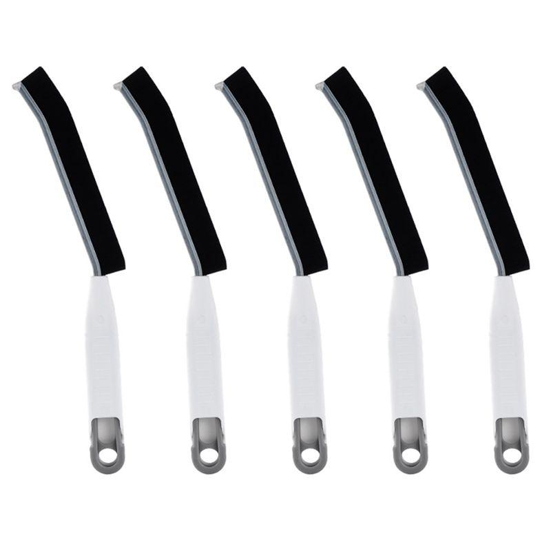 

M-Современная-Многофункциональная Длинная Щетка для Щелей, Щетка с Жесткой Щетиной для Чистки, Ванная Комната, Трещины в Полу, Туалет Без Мертвых Зон чёрный