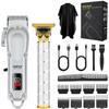 HIENA Electric Hair Clipper with Number Display, Oil Head Carving, Push Clippers for Barbers.