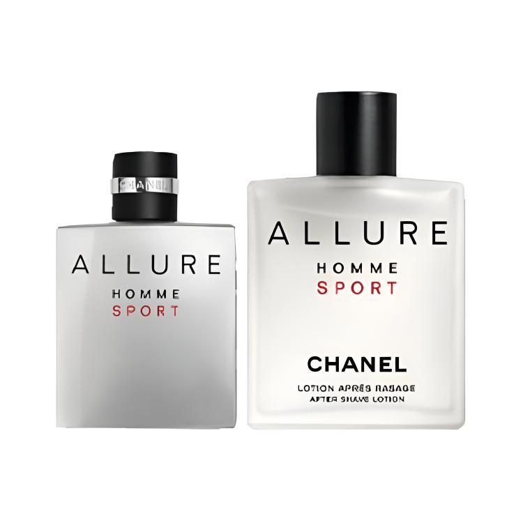 CHANEL Allure Homme Sport Set Eau De Toilette 50 Ml And After Shave Lotion 100 Ml Perfume 50ml + aftershave 100ml