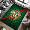 Portuguese Heritage Emblem Carpet Living Room and Bedroom Mats Home Decor Christmas Gifts Office Chair Cushion Bathroom Mat
