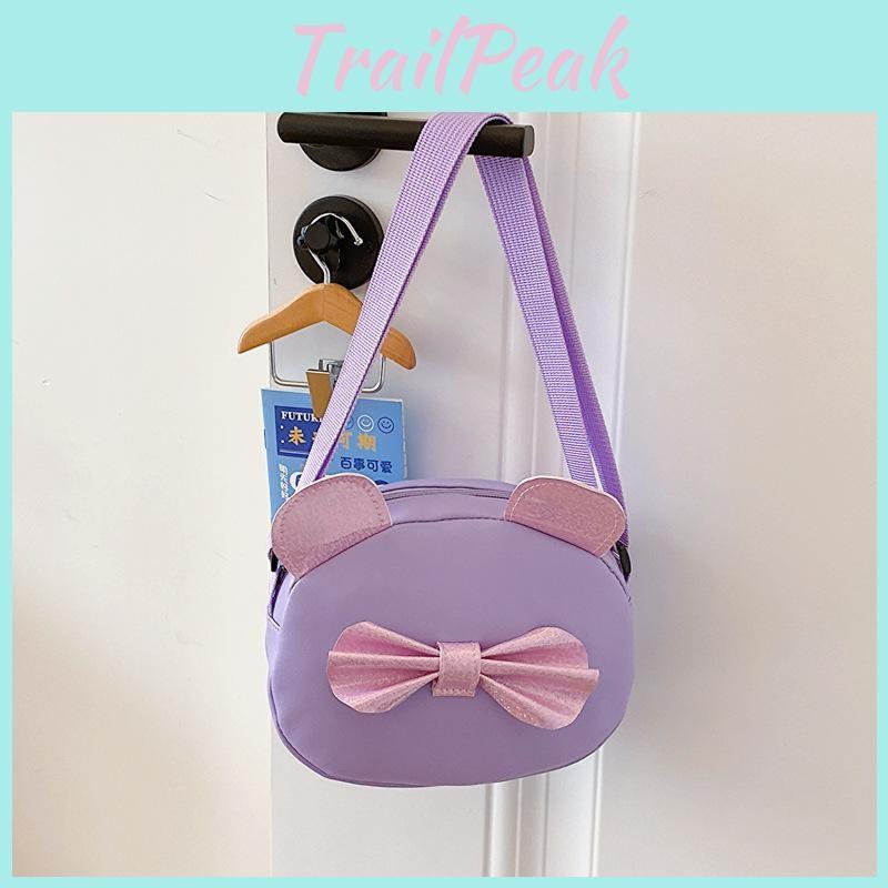 Shoulder Childrens Single Bag Shining Bow Designble For Girls Daily Casual Purse