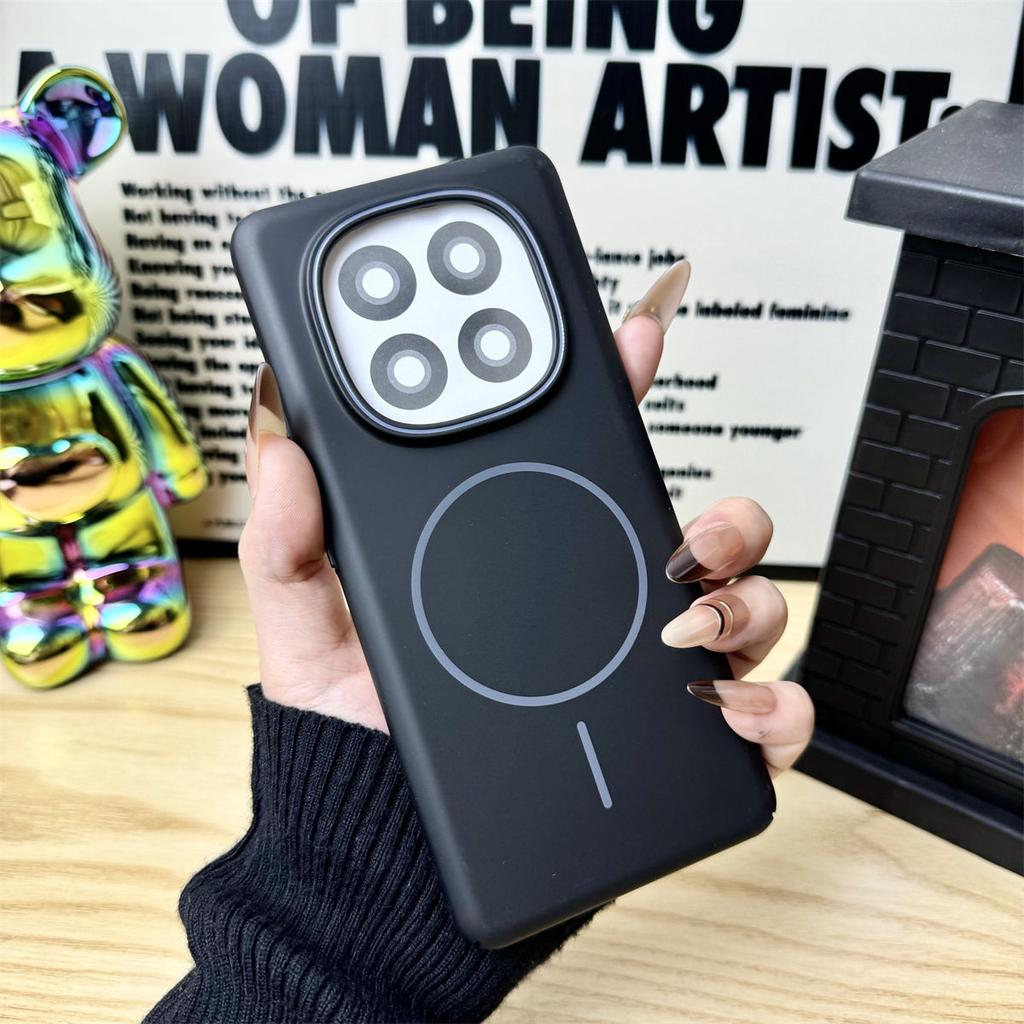 For MI Redmi Note14 Pro Plus Case Simple and soft magnetic PC skin-friendly Anti-fall Cover For Redmi Note 14 Pro+ Funda