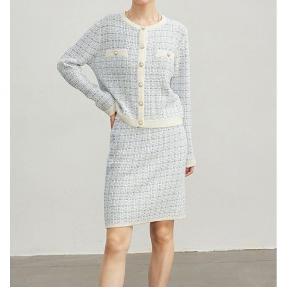 Rellawear Women S Pearl Point Knit Two Piece Set 2color