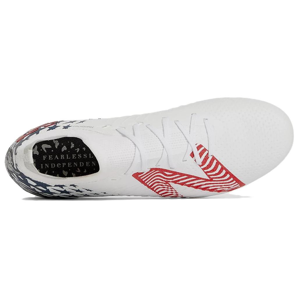 New Balance Timothy Weah X Tekela V4 Pro Low FG Queens Finest Unisex Sneakers White Red Blue ST1FLGC4