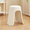 Modern Home Plastic Dining Chair Commercial Thickened Plastic Stool Soft Seat Restaurant Simple Chair