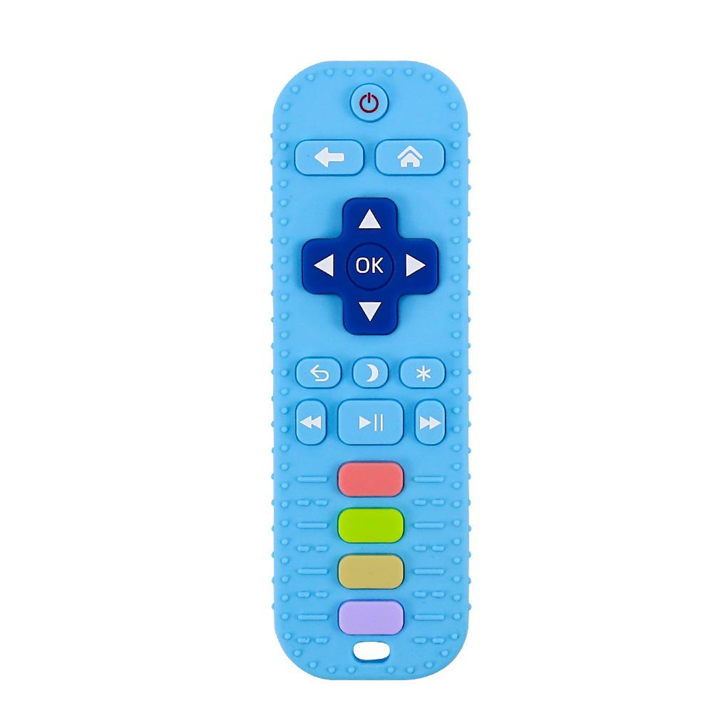 Silicone Teether Remote Control Toy for Babies 6+ Months