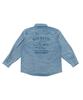 BEN DAVIS White Label Bleach Twill Shirt Charcoal