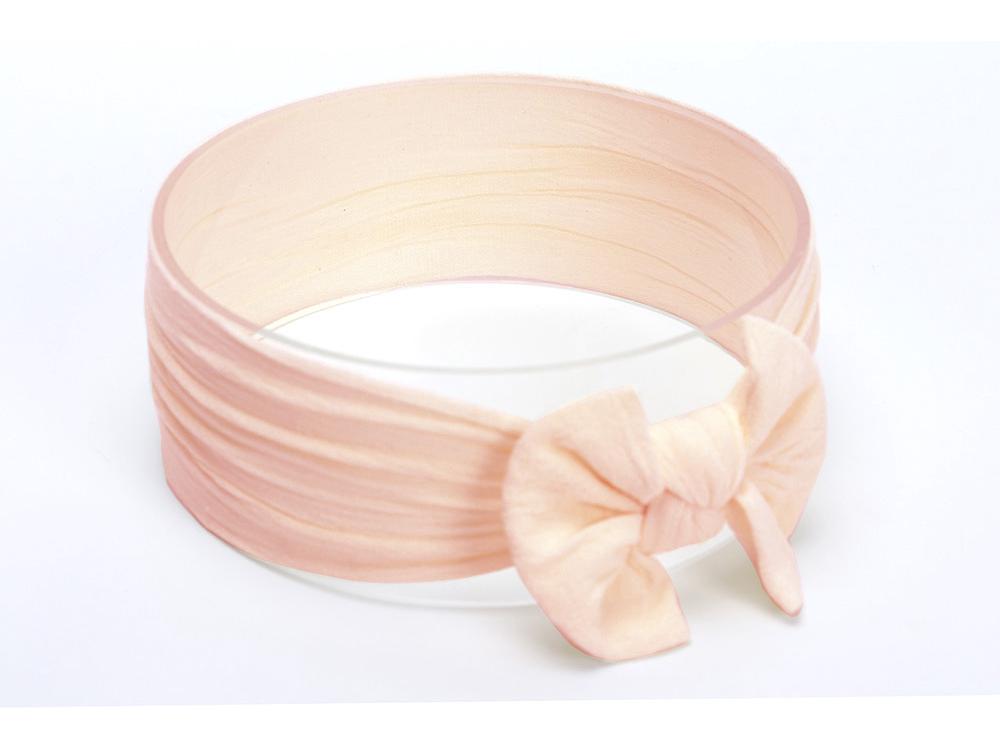 Avrupa ve Amerika Bebek Kız Fiyonklu Saç Bandı - 2021 Naylon Koleksiyonu