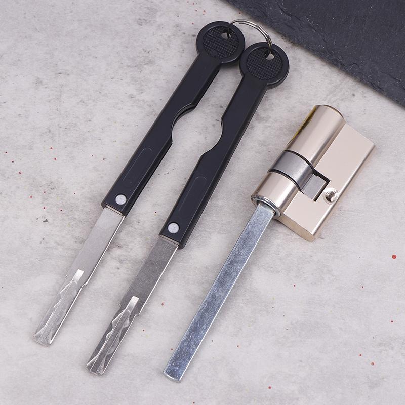 Copper Automatic Fingerprint Lock Cylinder With Tail C-Class Core Anti-Theft Door Emergency Lock Core