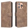 Wallet Case for iPhone 15 Pro - Leather/PU, Brown