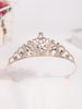 1Pcs Headpiece Rhinestone Alloy Crown Bride Princess Crown Wedding Accessories Crown Hair Accessory Cake Decoration Crown