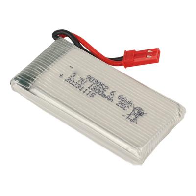 3,7V 1800mAh 25C Lítiumová Batéria Pre X5SW RC Kvadrokoptéru Dron Vrtuľník 903052 Batéria S Červeným Konektorom JST