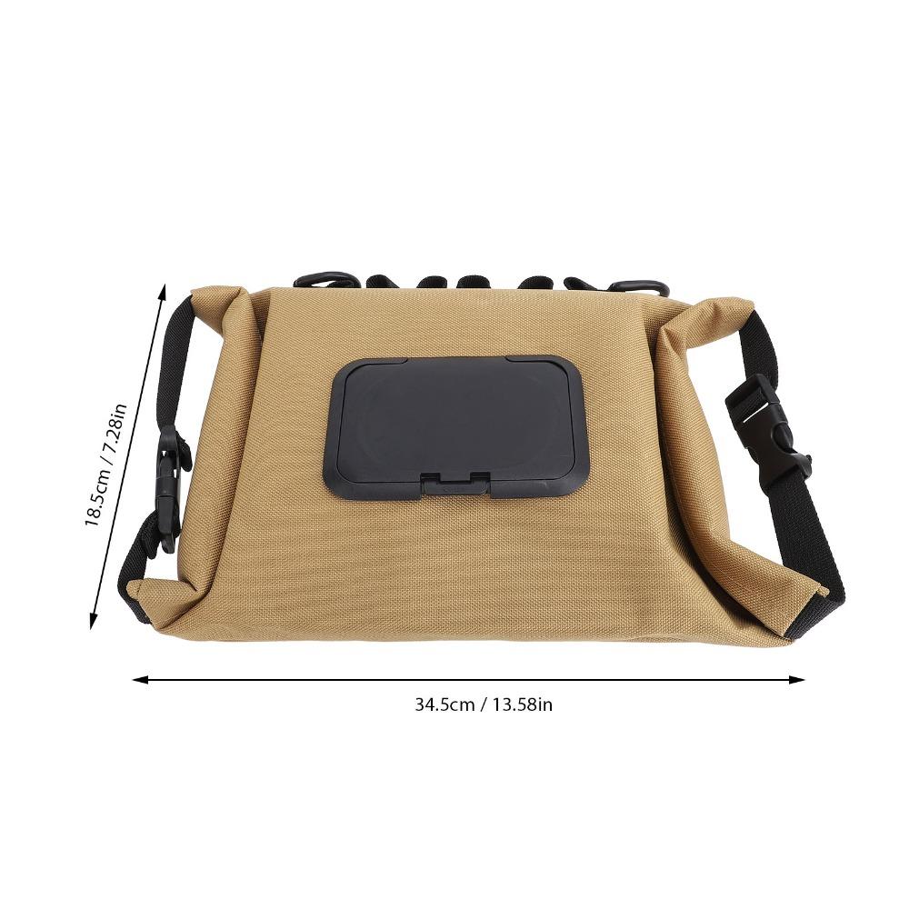 Pull Out Type Camping Wipes Dispenser Large Capacity Canvas Material Wet Wipe Pouch Portable Design Durable Wet Wipe Case