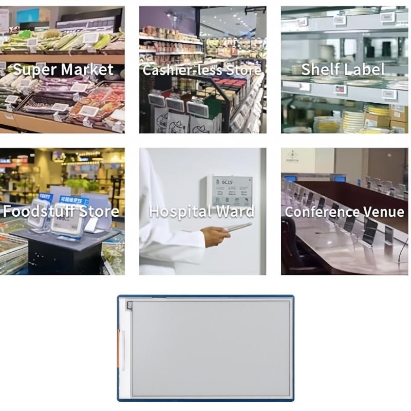 HAT+ Compatible 3.97in E Paper Screen For RPi Featuring Wide Viewing Angle And Persistent Display