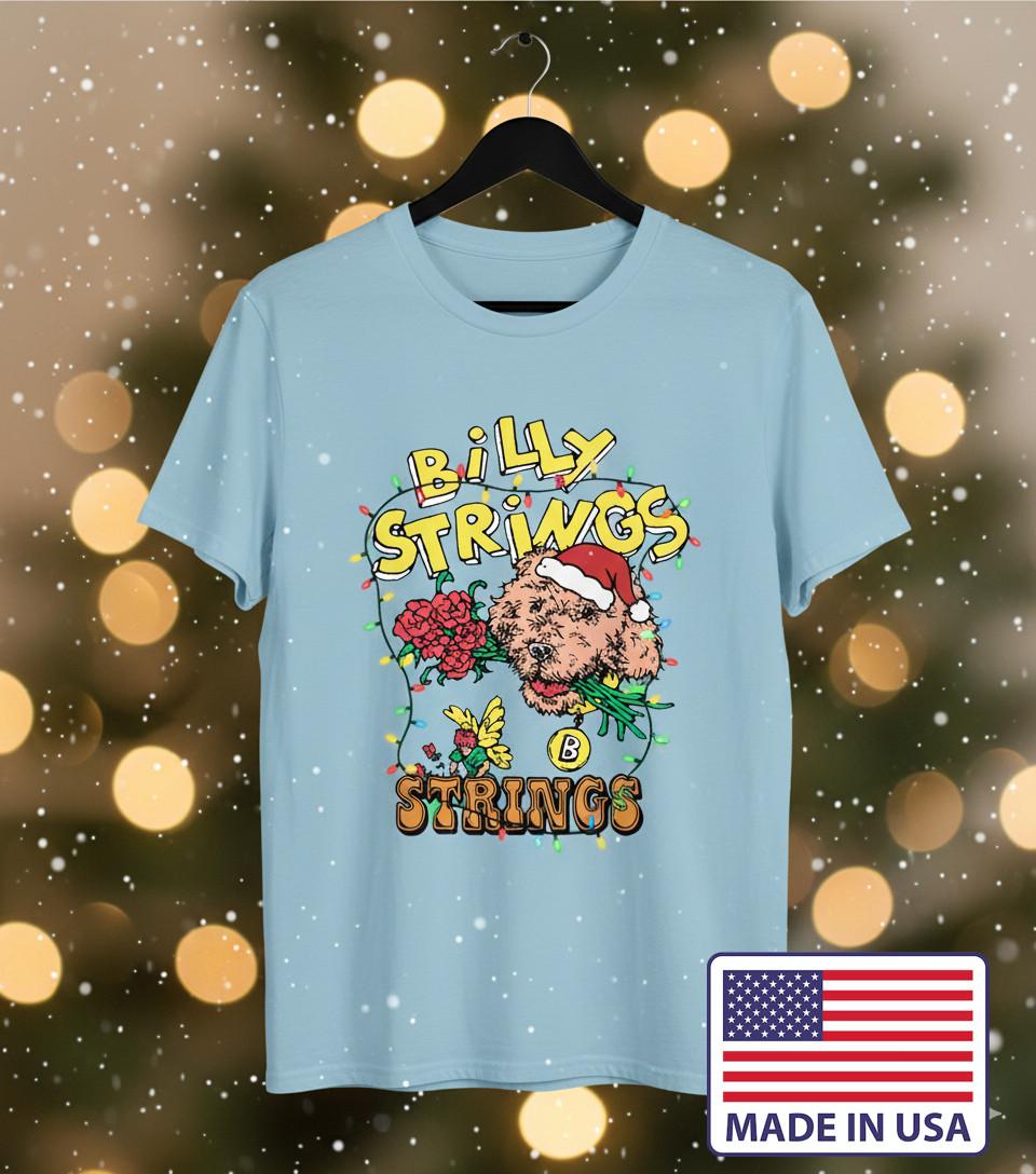 NEW Billy Strings Christmas Shirt Funny Light Blue Unisex S-5XL TU269 S