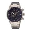 Men's Chronograph Watch, Overseas Model, Blue Titanium, SSB387P1