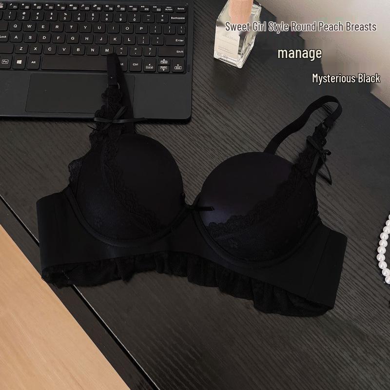 

Sleek Lace Seamless Push-Up Bra for Small Busts 36/80AB