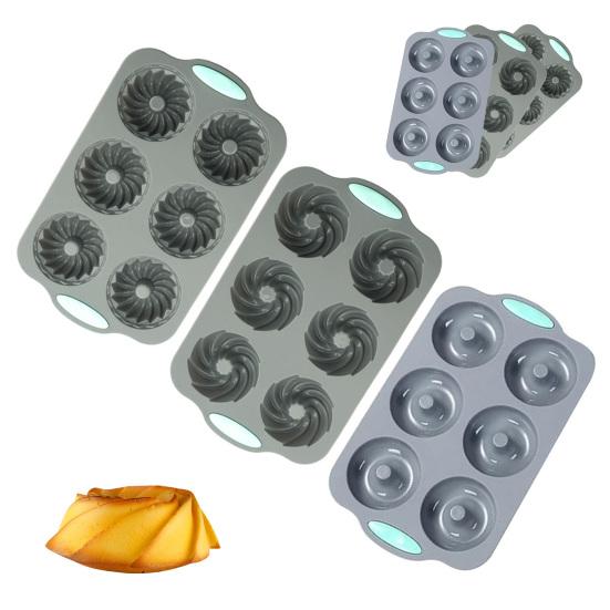 Molde de Silicona Navideño para Pastel Resistente al Calor Bandeja para Hornear para Galletas Tostadas Cubitos de Hielo Antiadherente Fácil Desmolde Molde para Postre