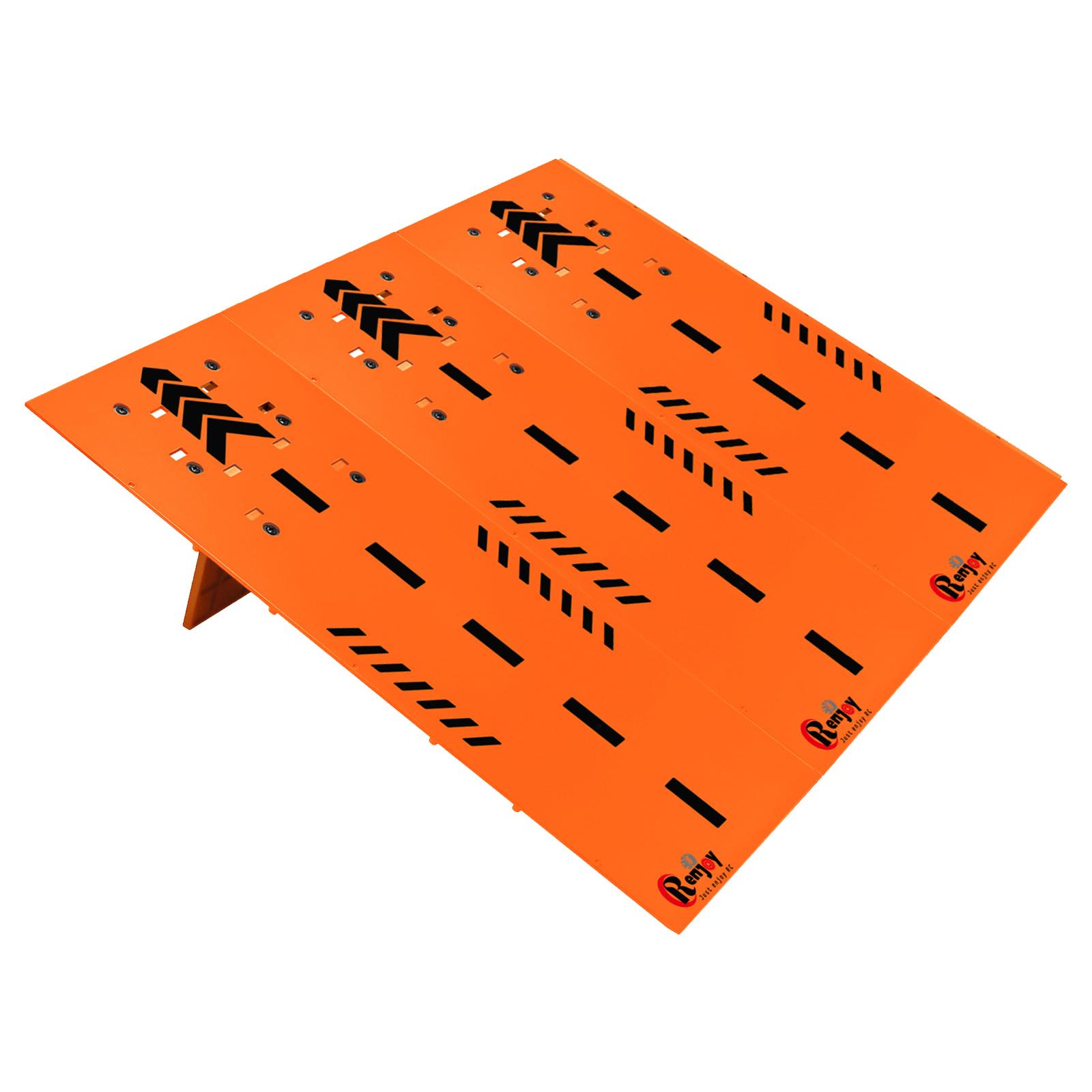 

RC Car Jump Ramp Plastic Takeoff Board for 1/12 To 1/24 Scale Remote Control Vehicle помаранчевий