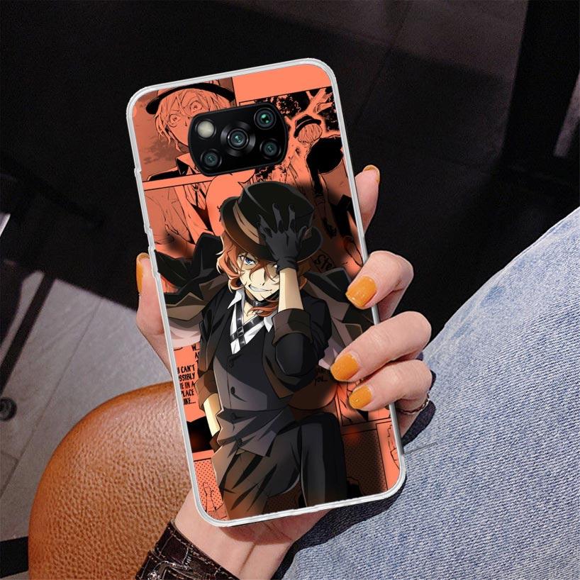 Bungo Stray Dogs Manga Phnoe Case for Xiaomi Poco X5 X6 X7 Pro X4 Gt F7 Ultra M8 M7 Redmi 15C 15 13C 13 12C 12 Unique Cover Coqu