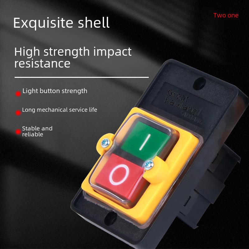Pulsante di controllo impermeabile per KA0-5M, interruttore per trapano a colonna KA0-5H e pulsante per macchine utensili KA0-10KH di KAO.