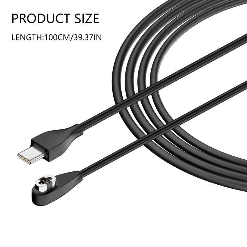 Magnetic Charging Cable 4Pin Connection Line for S710 Earphone Type C or USB Connectors Charger Cord