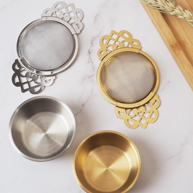 304 Stainless Steel Lace Tea Infuser & Strainer Teapot